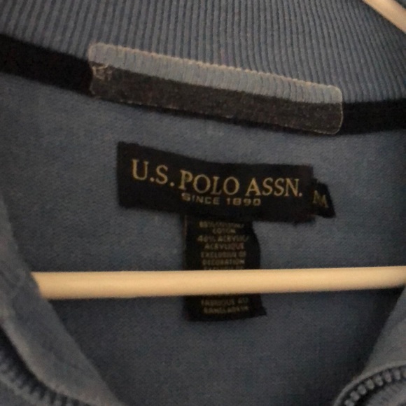 U.S. POLO ASSN. Quarter Zip Sweater - Picture 4 of 5